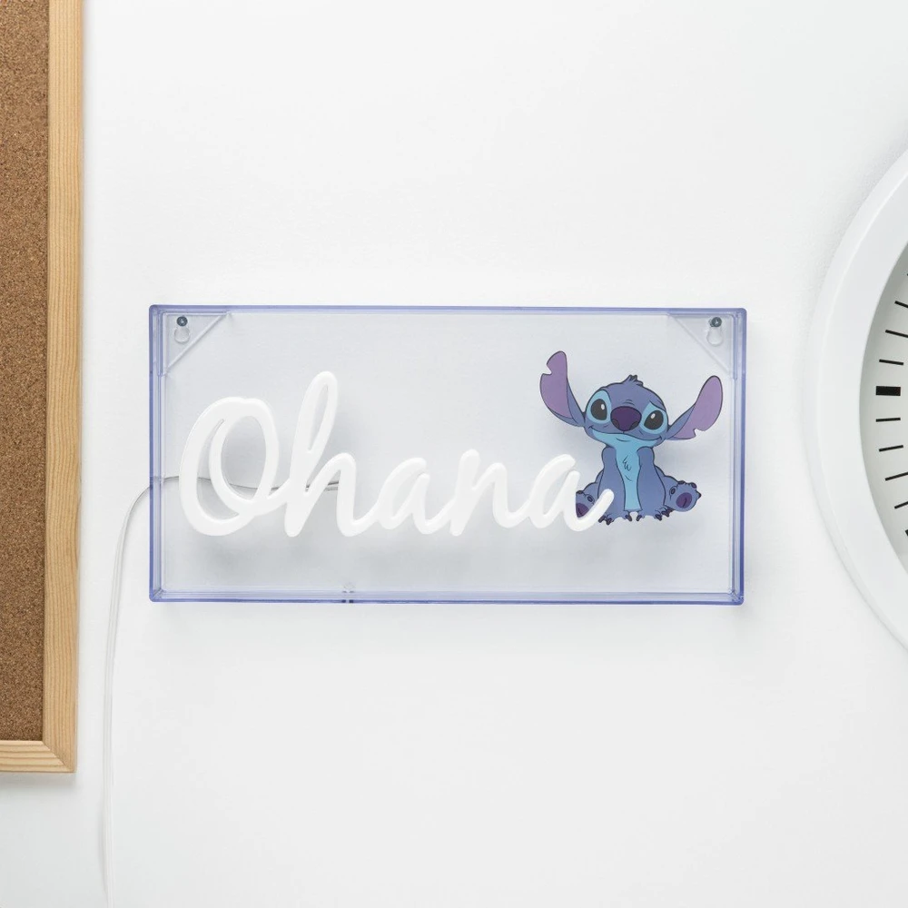 Paladone Stitch Ohana LED neoninė lemputė