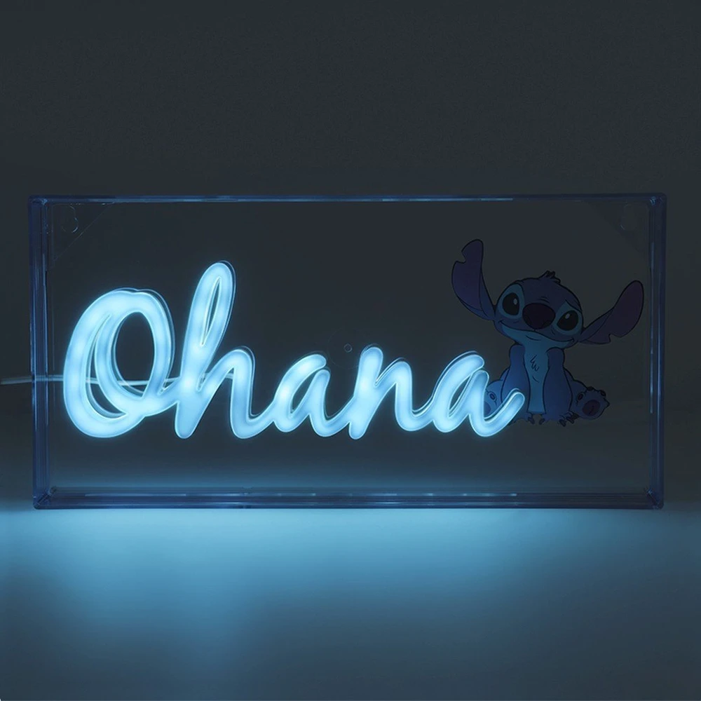 Paladone Stitch Ohana LED neoninė lemputė