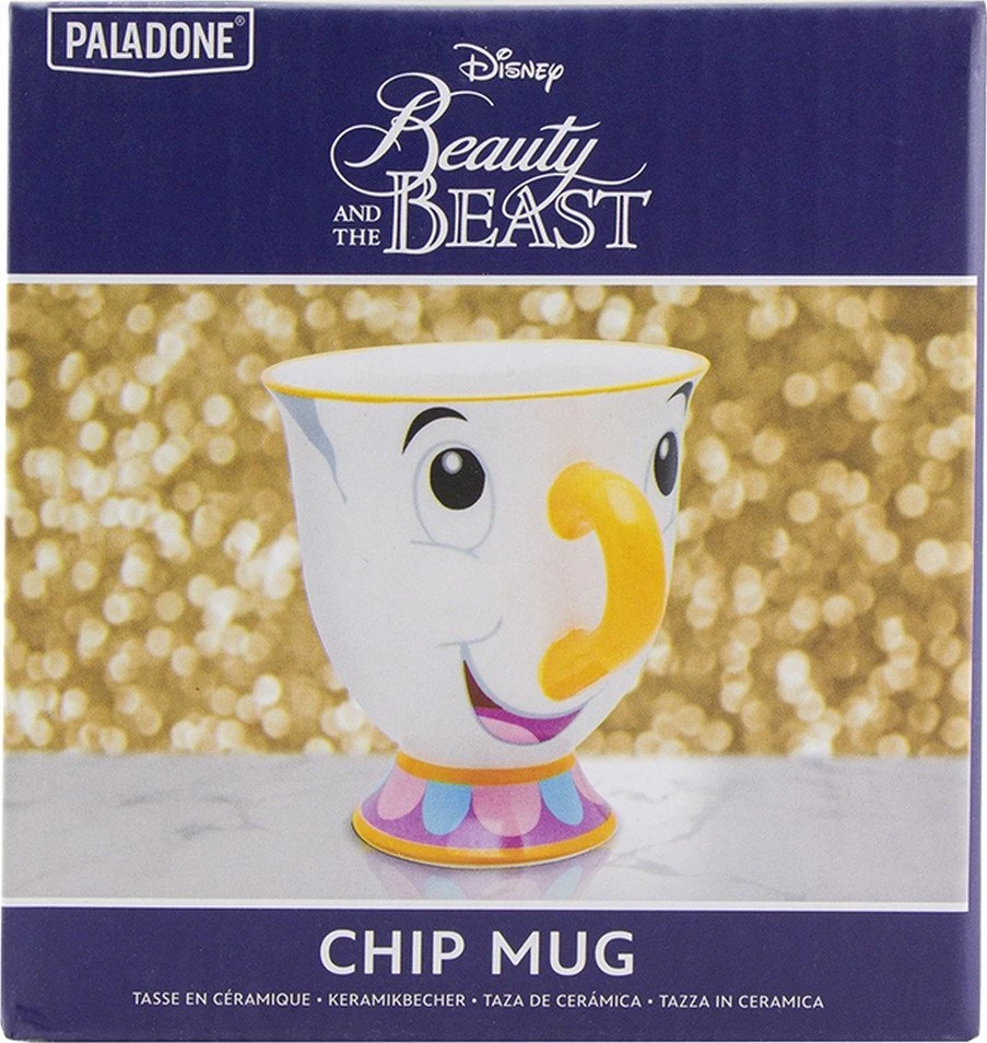 Paladone Disney Beauty And The Beast Chip 3D pudelis (200ml)