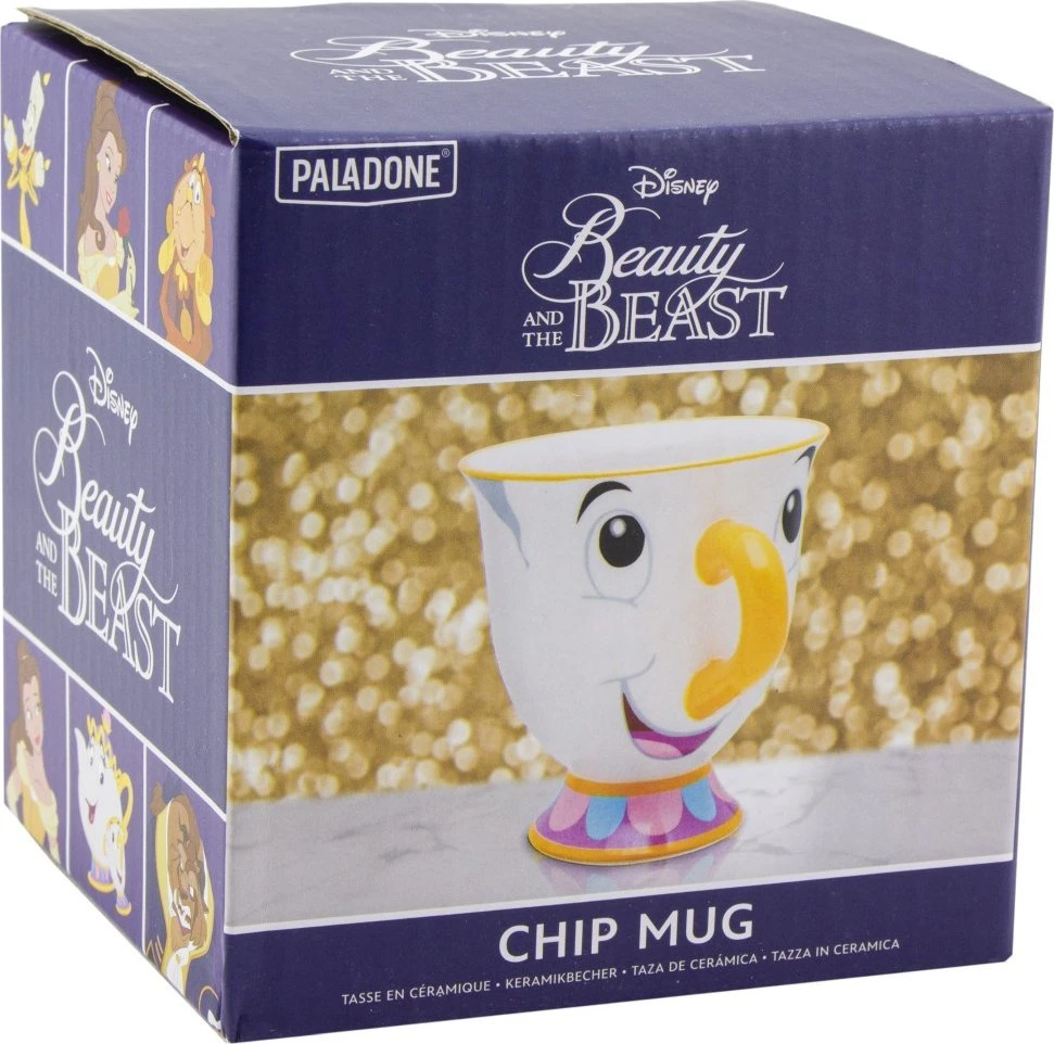 Paladone Disney Beauty And The Beast Chip 3D pudelis (200ml)