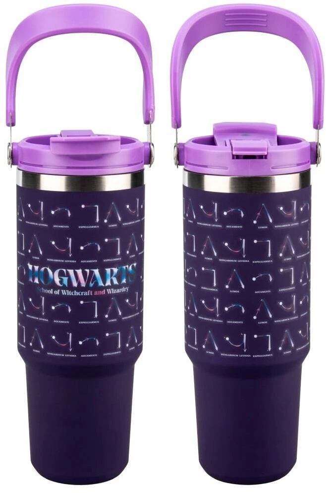 Paladone Haris Poteris - Hogvartso burtų termo puodelis su viršutine rankena (900 ml)