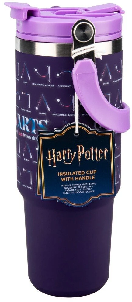 Paladone Haris Poteris - Hogvartso burtų termo puodelis su viršutine rankena (900 ml)