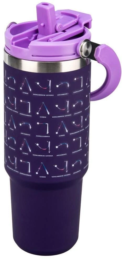 Paladone Haris Poteris - Hogvartso burtų termo puodelis su viršutine rankena (900 ml)