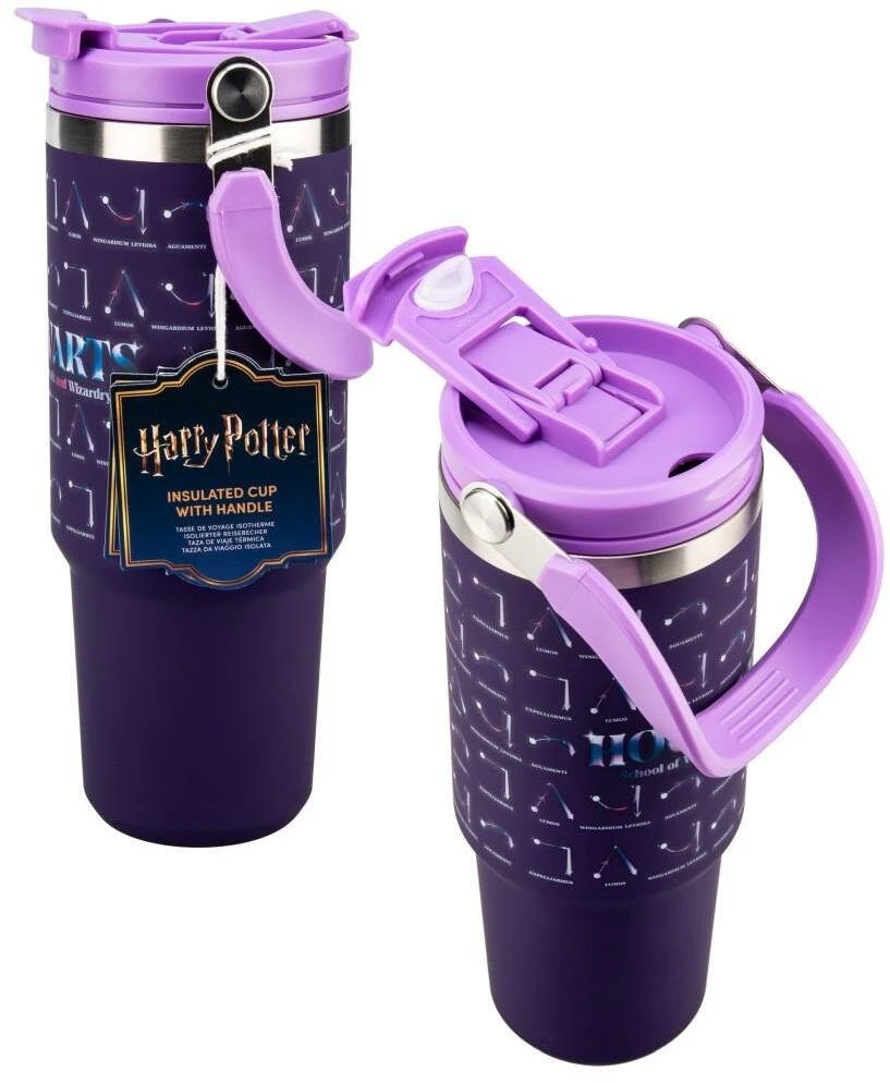 Paladone Haris Poteris - Hogvartso burtų termo puodelis su viršutine rankena (900 ml)