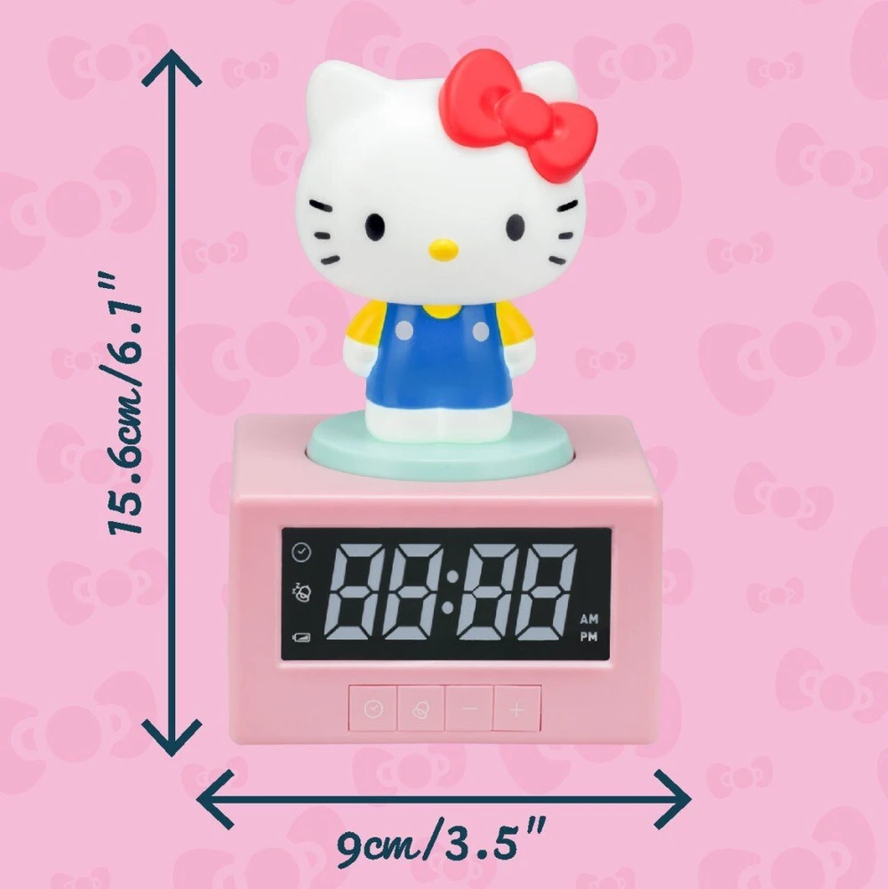 Paladone PALADONE Hello Kitty žadintuvas (aukštis: 15,6 cm)