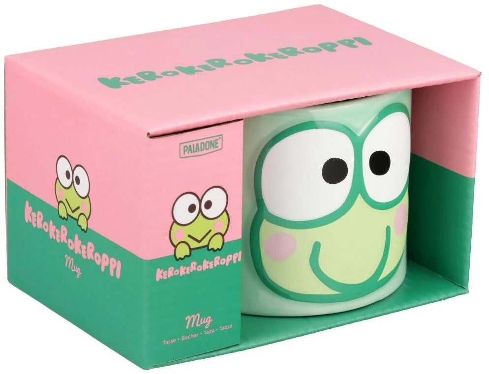 Paladone PALADONE Hello Kitty Puodelis su Tłoczonym Wzorem - Keroppi