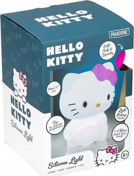 Paladone PALADONE Hello Kitty silikoninė lempa (aukštis: 15 cm - baterija)