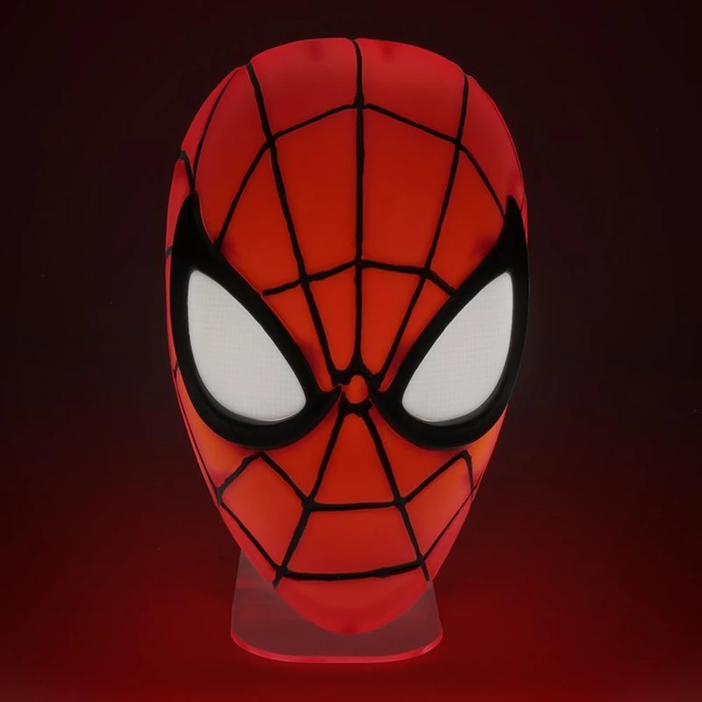 Paladone Marvel Spiderman Mask Desktop / Wall Logo lempa