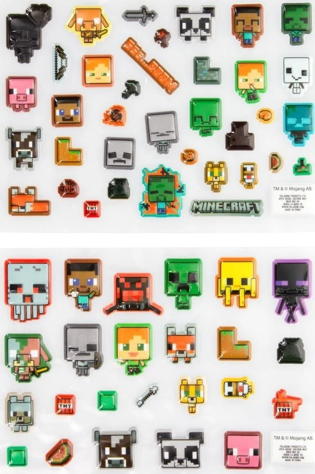 Paladone PALADONE Minecraft dekoratyviniai lipdukai