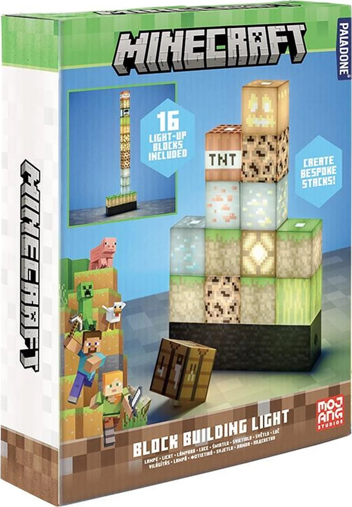 Paladone PP MINECRAFT BLOCK BUILDING LIGHT