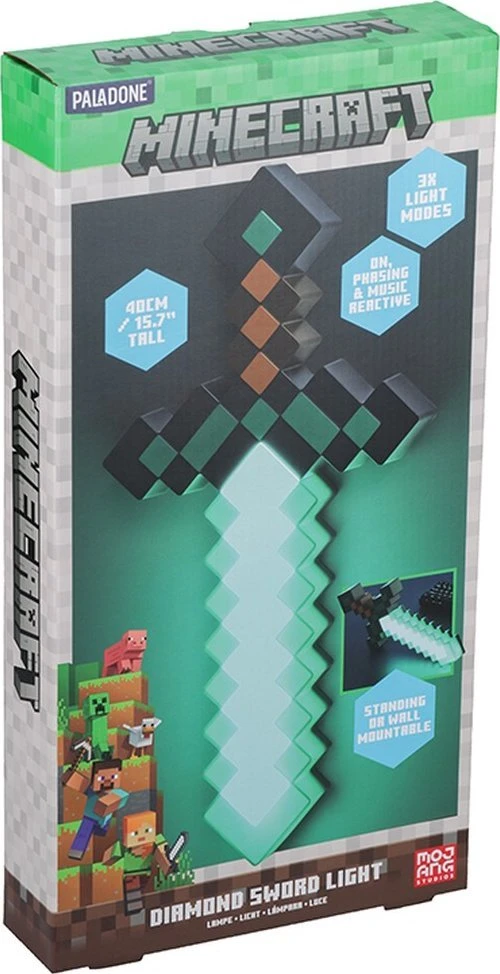 PALADONE Minecraft deimantinio kardo lempa
