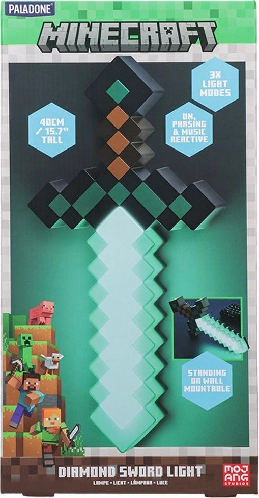 PALADONE Minecraft deimantinio kardo lempa