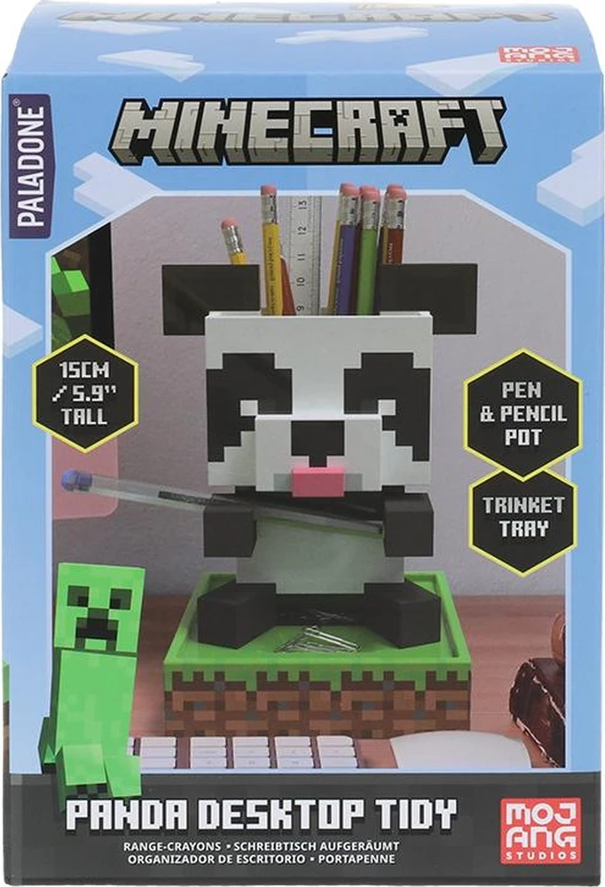 Paladone Minecraft Panda Desktop Pieštukas Holder