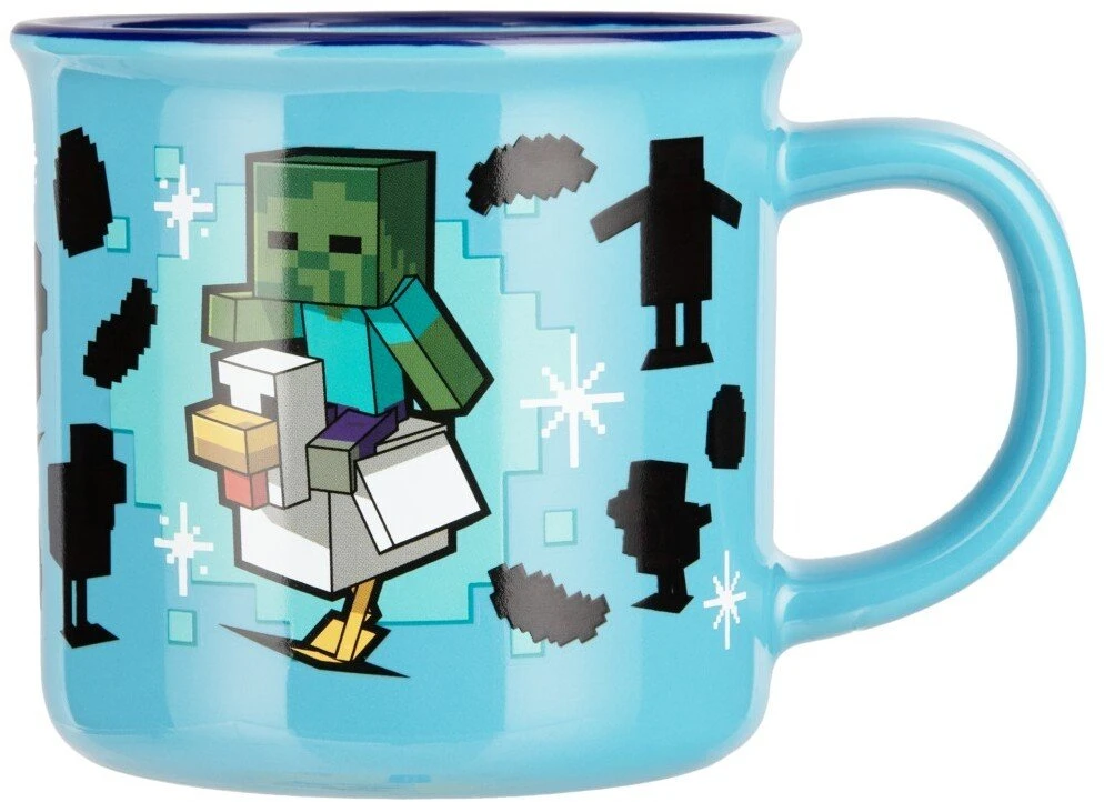 Paladone Minecraft - Chicken Jockey puodelis | Reaguojantis į karštį 350 ml