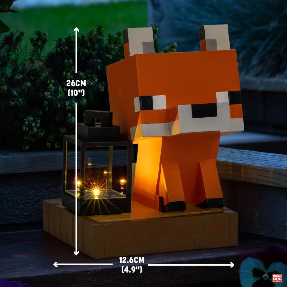 Paladone Minecraft Fox Solar Light saulės šviestuvas