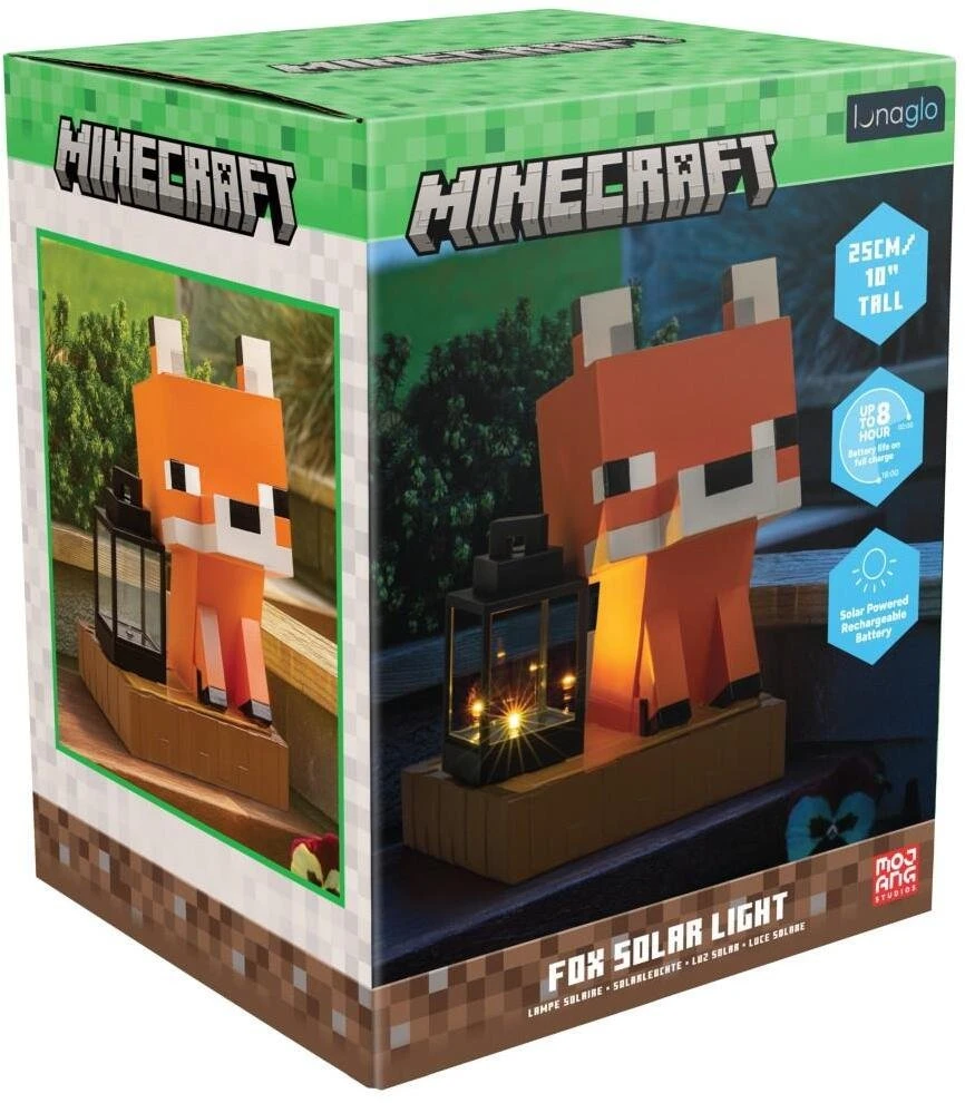Paladone Minecraft Fox Solar Light saulės šviestuvas