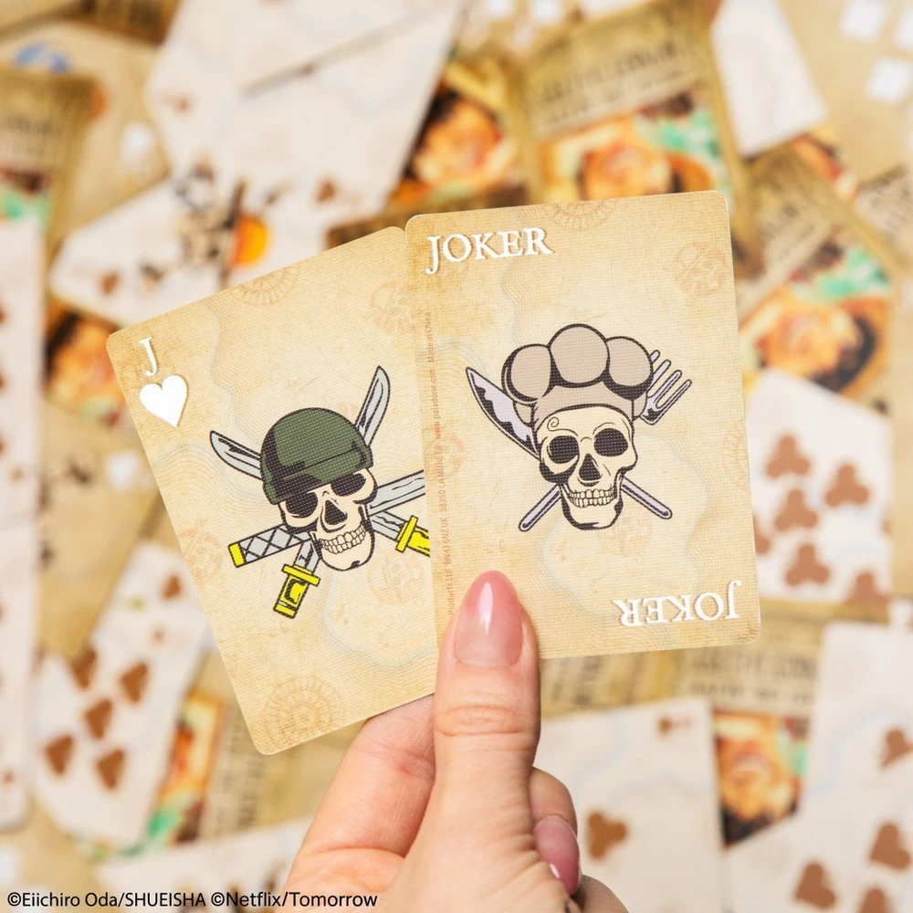 Paladone „One Piece“ žaidimo kortos skardinėje dėžutėje