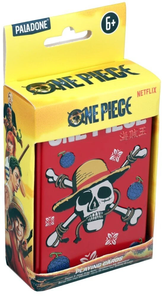Paladone „One Piece“ žaidimo kortos skardinėje dėžutėje