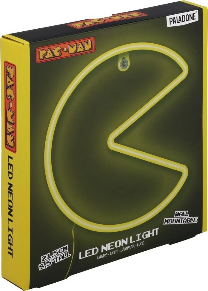 Sieninis šviestuvas Paladone Pac Man sieninis neoninis LED šviestuvas