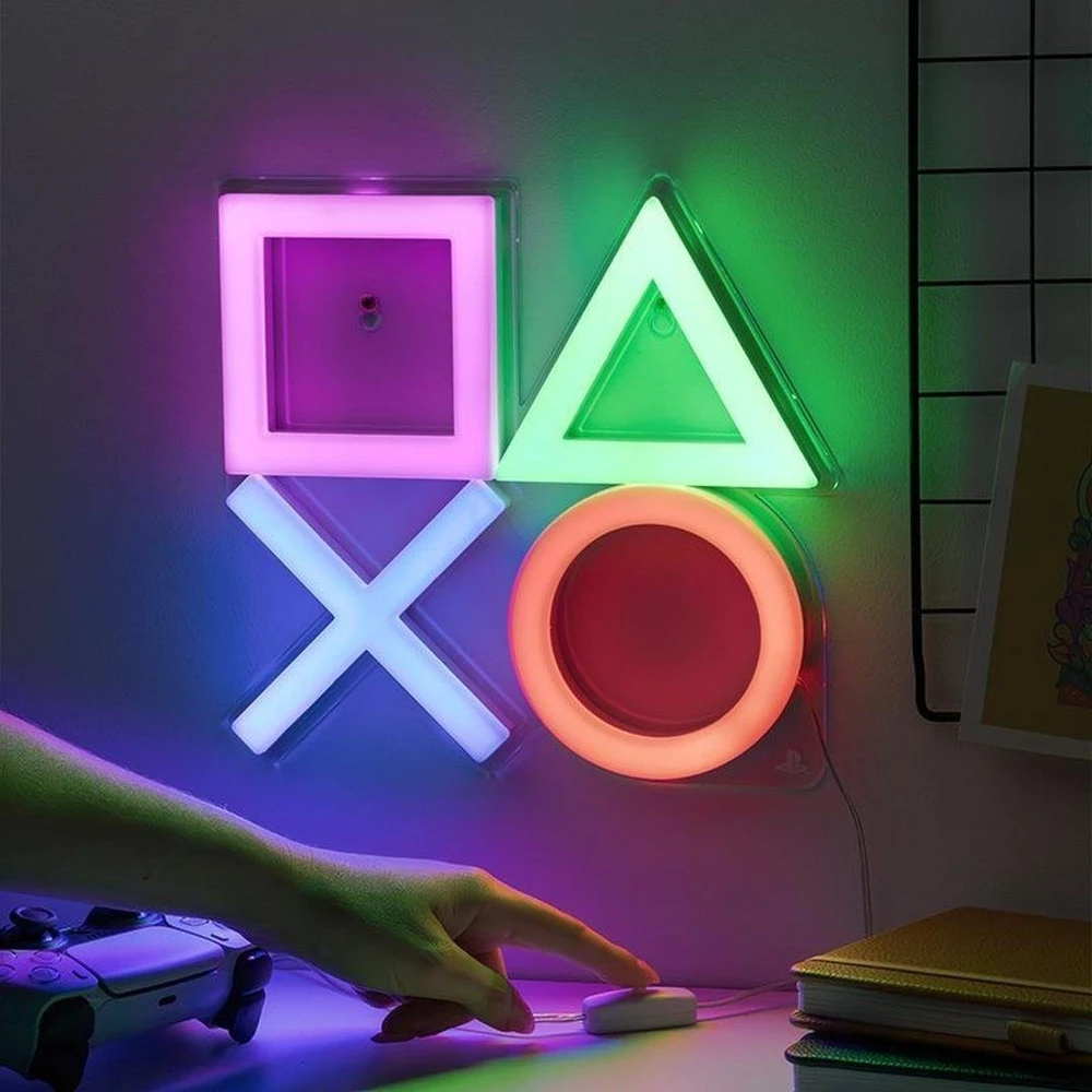 Paladone Playstation LED Neon lempa (pakabinama ant sienos) | 25 cm