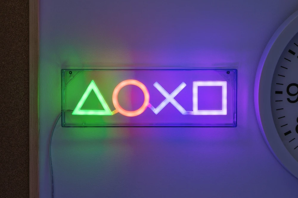 Paladone „Playstation“ LED neoninė lemputė