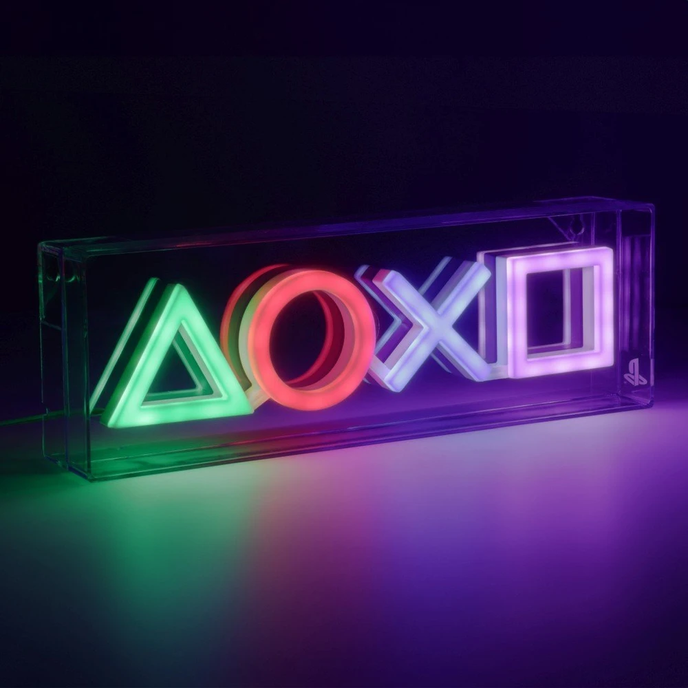 Paladone „Playstation“ LED neoninė lemputė