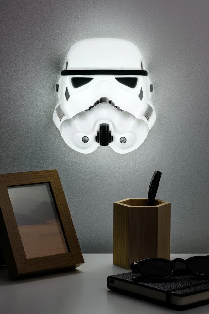 Paladone Šviesos - „Star Wars“ Stormtrooper Kaukė USB/Baterija 22cm Balta