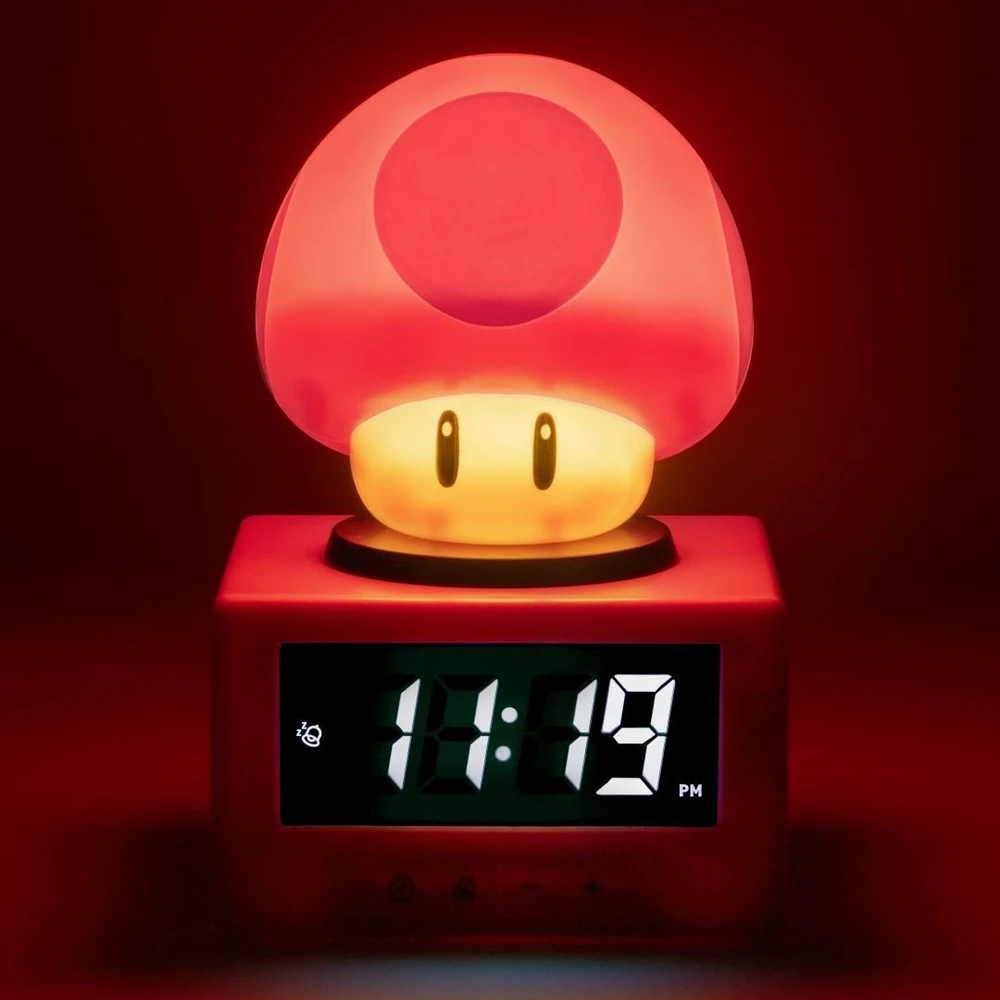 Paladone PALADONE Super Mario žadintuvo piktograma Super Mushroom
