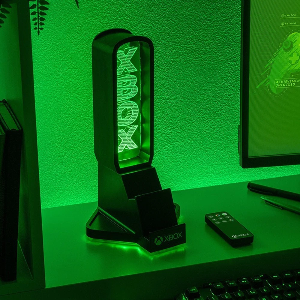 Paladone „XBOX“ stalo ausinių stovas su šviesa