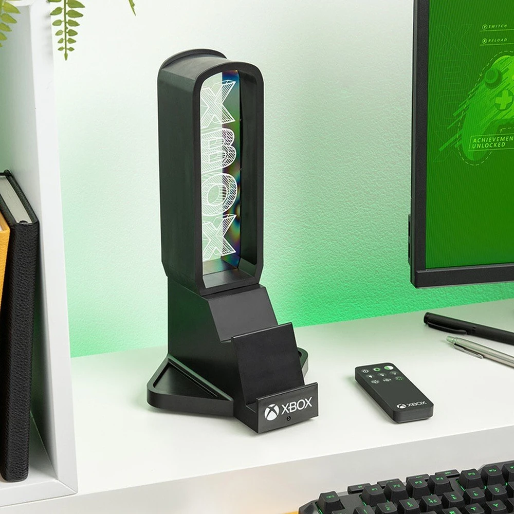 Paladone „XBOX“ stalo ausinių stovas su šviesa