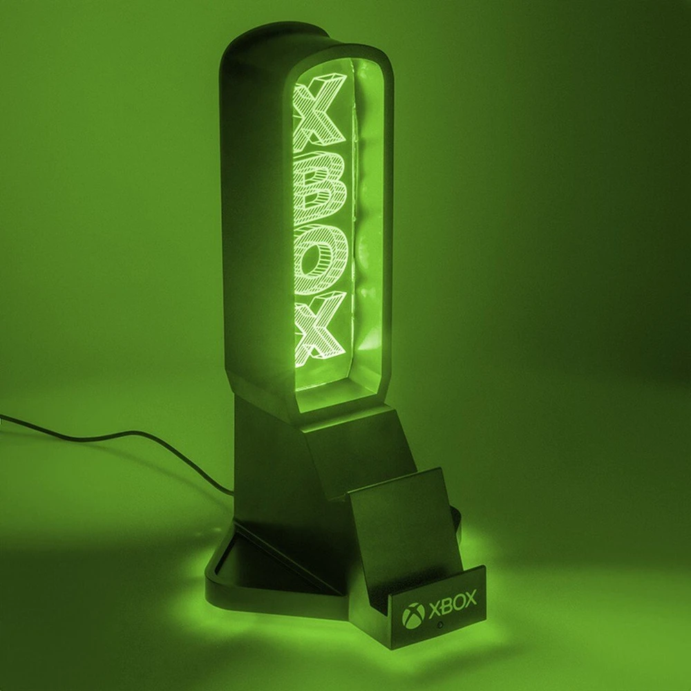 Paladone „XBOX“ stalo ausinių stovas su šviesa