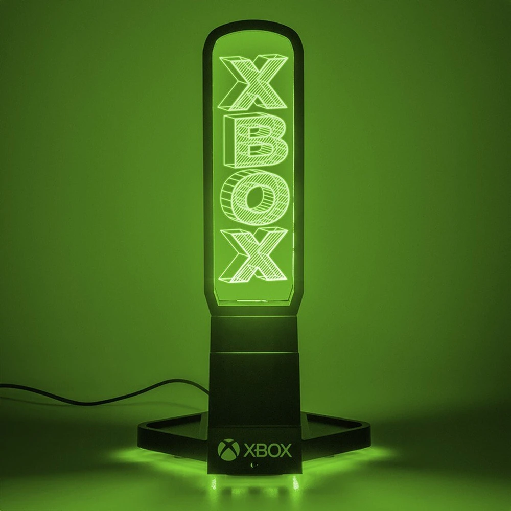 Paladone „XBOX“ stalo ausinių stovas su šviesa