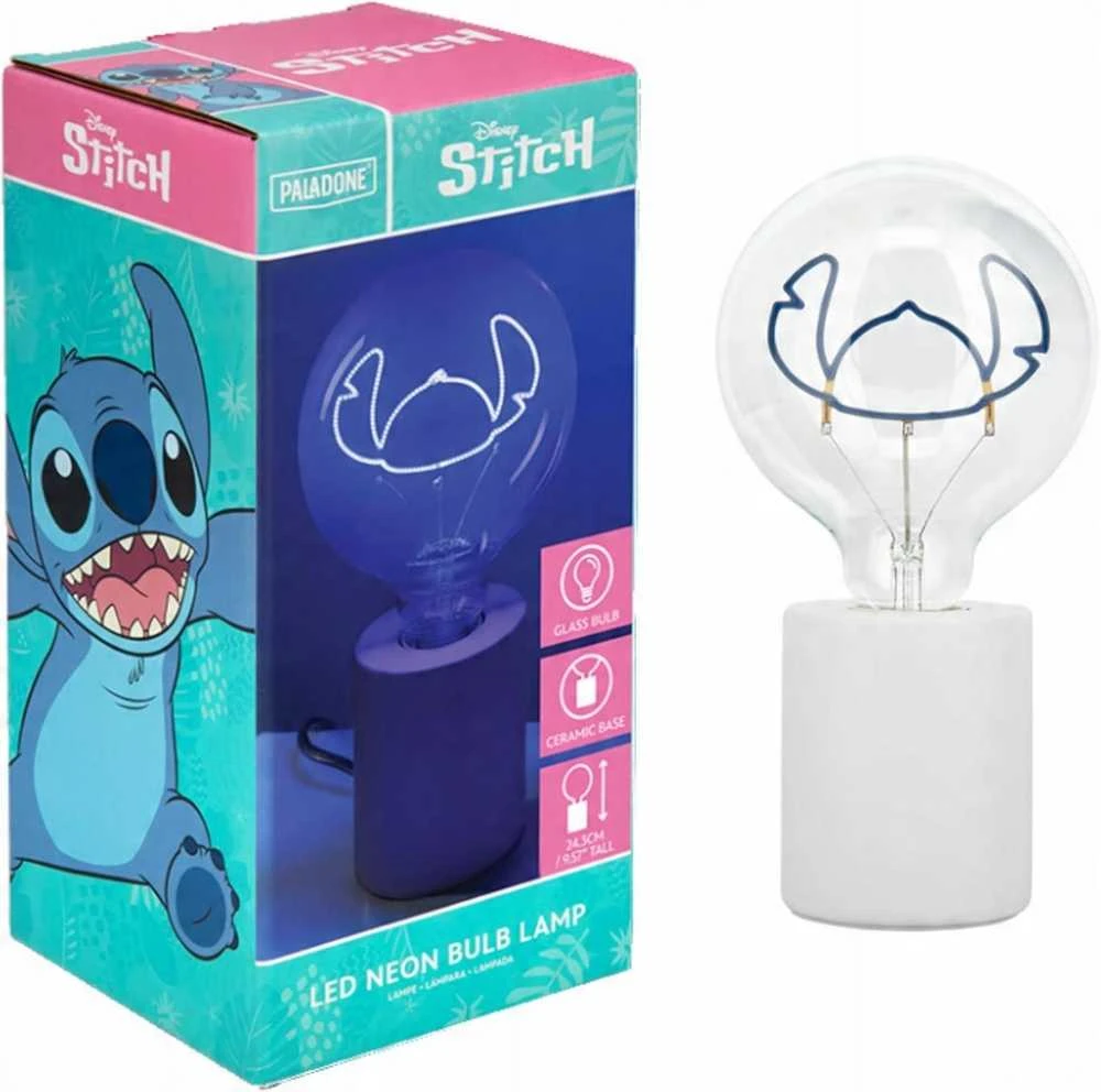 Paladone PALADONE Stitch LED stalinė lempa su LED neonine lempute (24,3 cm)