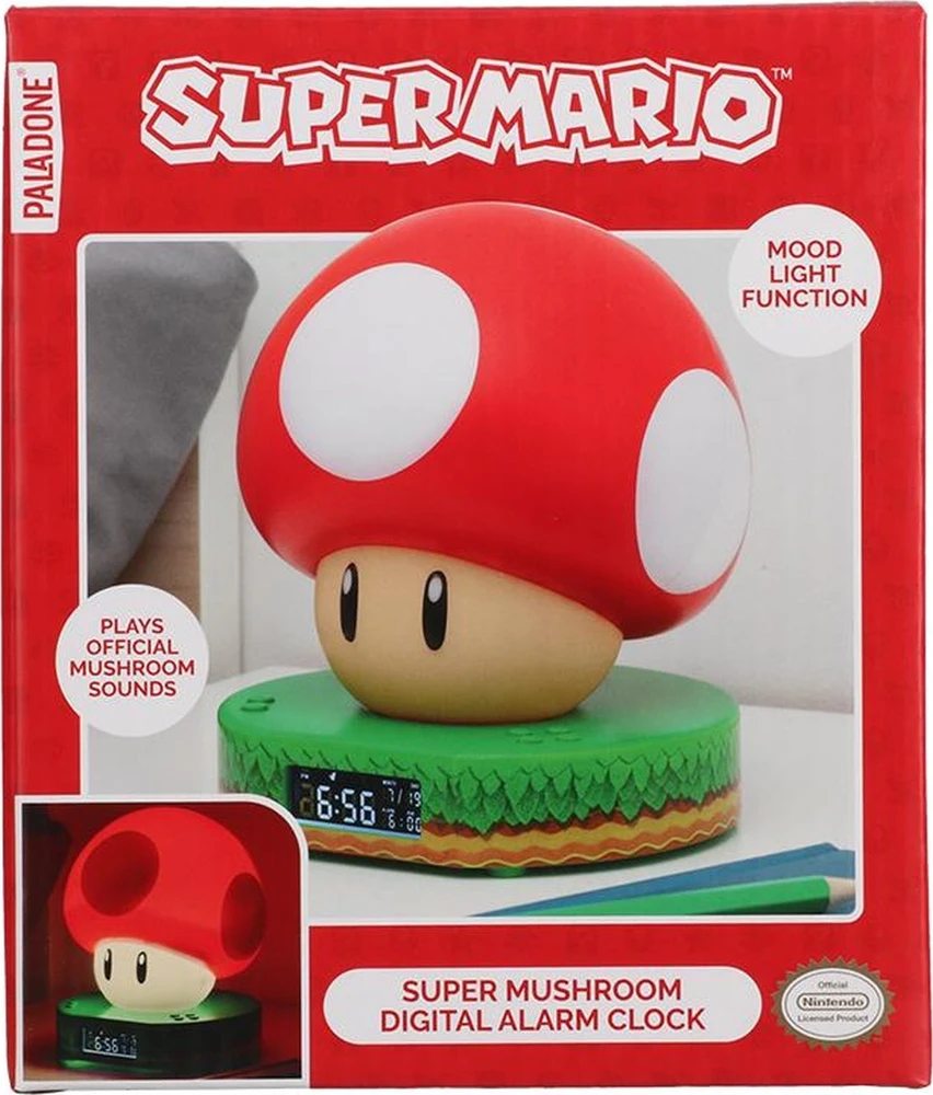 Paladone Super Mario Mushroom žadintuvas
