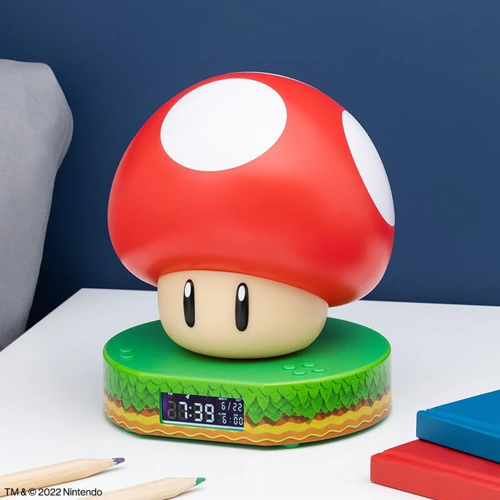 Paladone Super Mario Mushroom žadintuvas