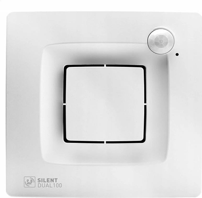 Ventiliatorius SOLER&PALAU SILENT DUAL 100 su judesio ir drėgmės jutikliu, 5210640600