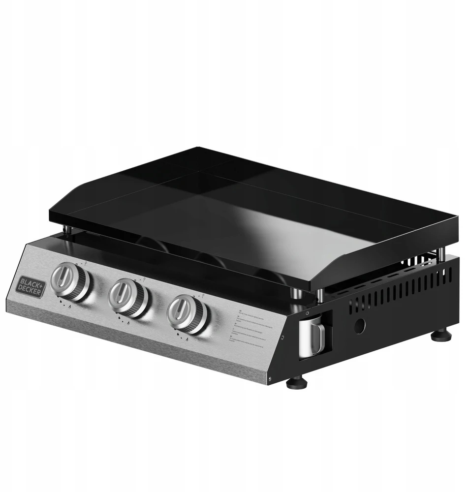Black & Decker juodas+decker Juodas & Decker BXOP7350E 3-burner gas barbecue