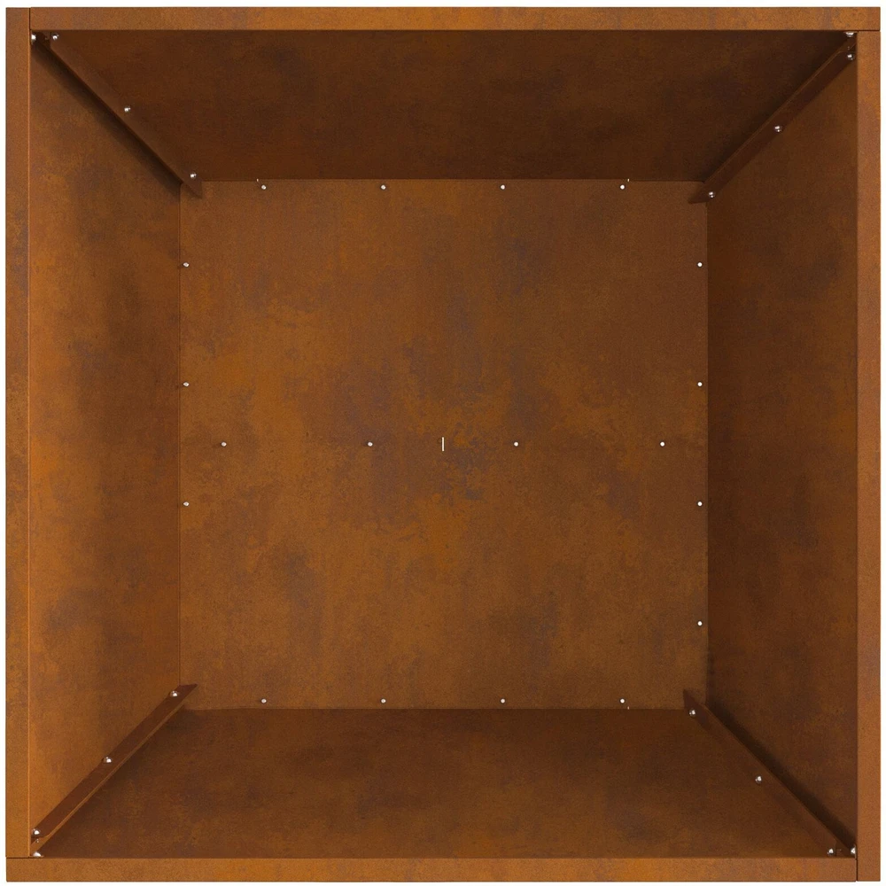 Ugnies dubuo Rūdijanti 60 x 60 x 30 cm
