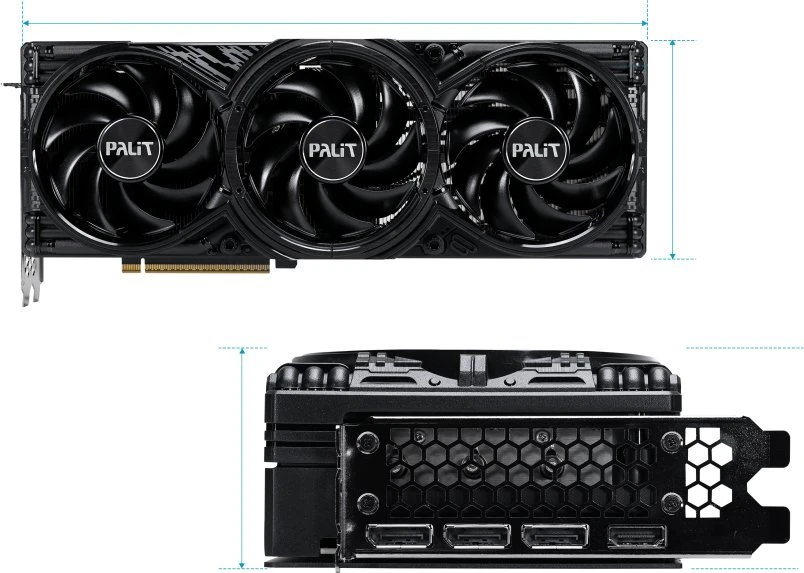 Palit GeForce RTX 5080 GamingPro 16GB OC DLSS4 vaizdo plokštė