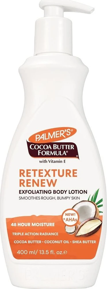 PALMER'S „Retexture Renew“ šveičiamasis kūno losjonas 400 ml