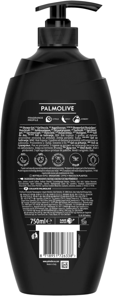 „Palmolive PALMOLIVE Men Intense“ dušo želė „5in1 Spice Up“, 750 ml