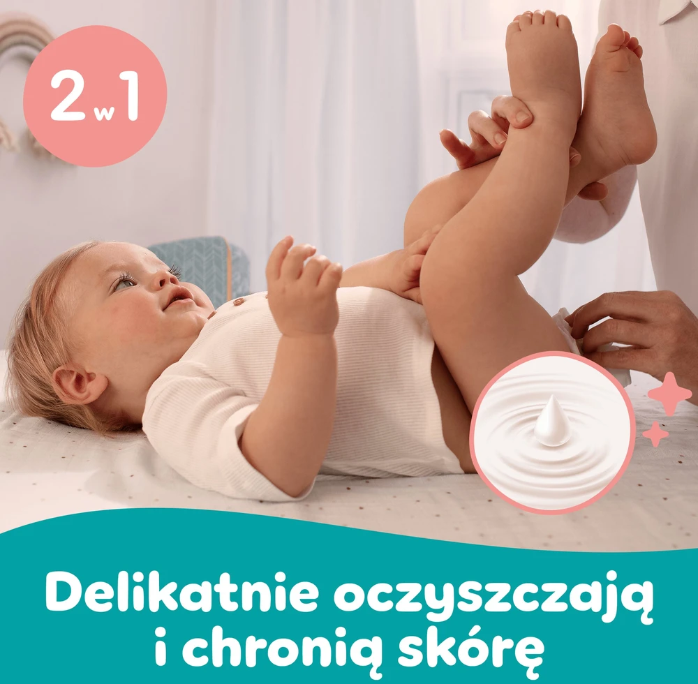 Pampers Drėgnosios servetėlės Sensitive 20 pak. 80 servetėlių = 1200 vnt.