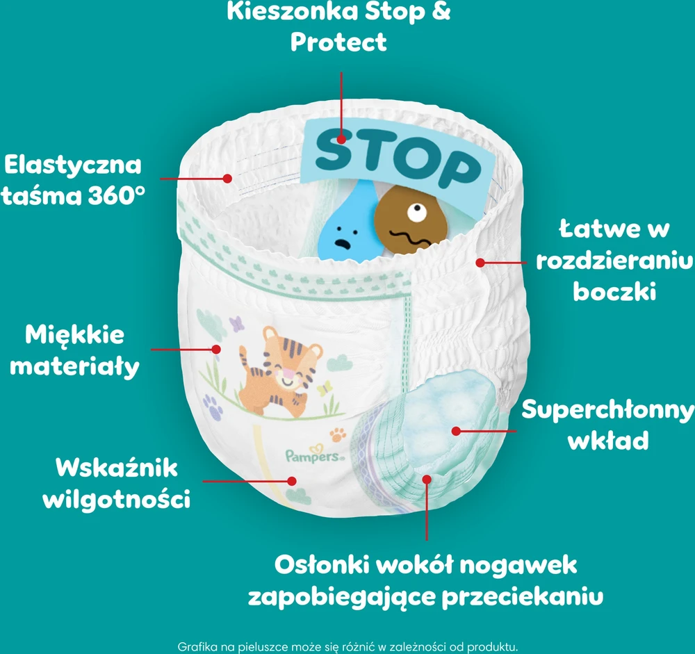 Pampers Active Baby kelnaitės 5 dydis 11-17 kg, 136 vnt.