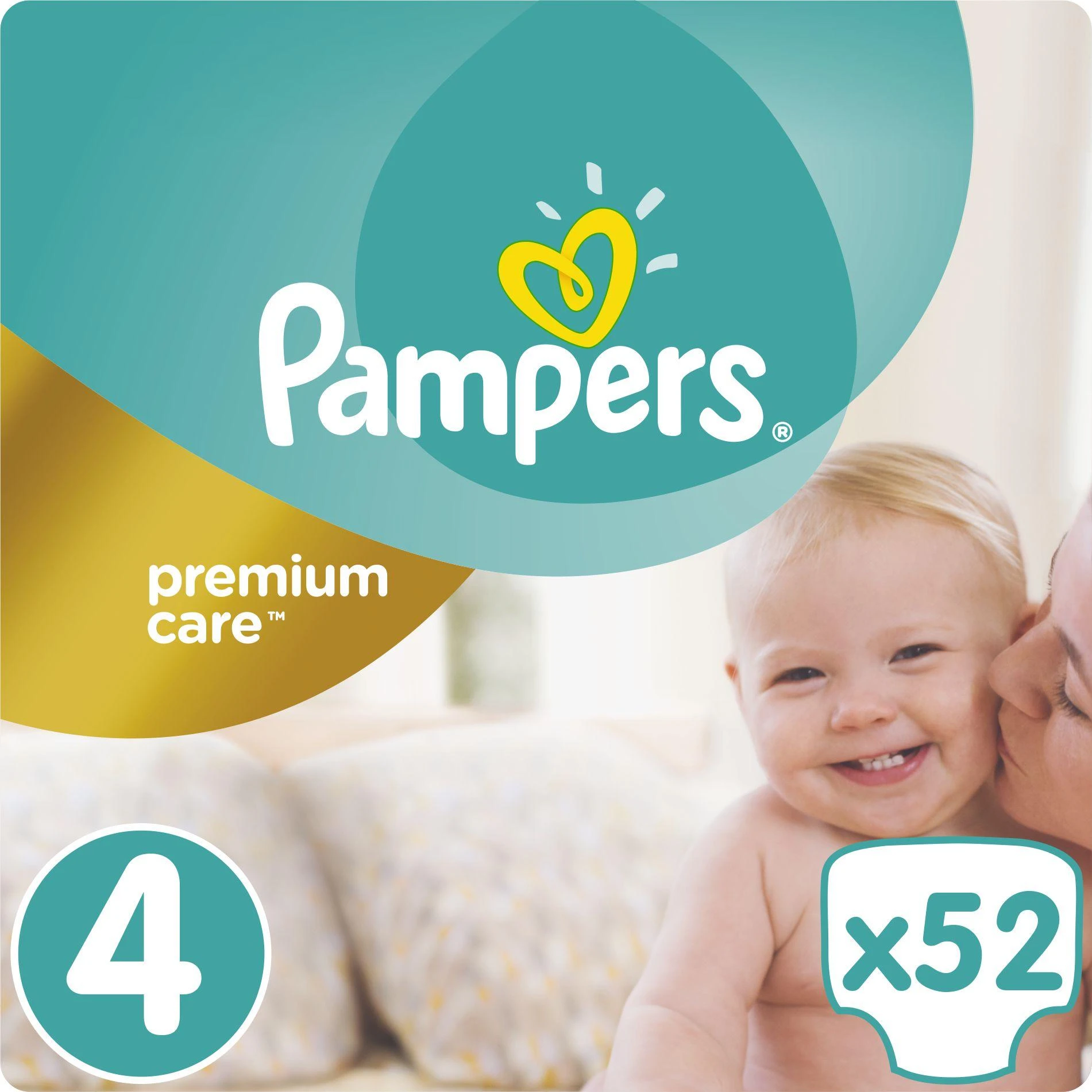 Pampers Sauskelnės Premium Care 4 52 vnt