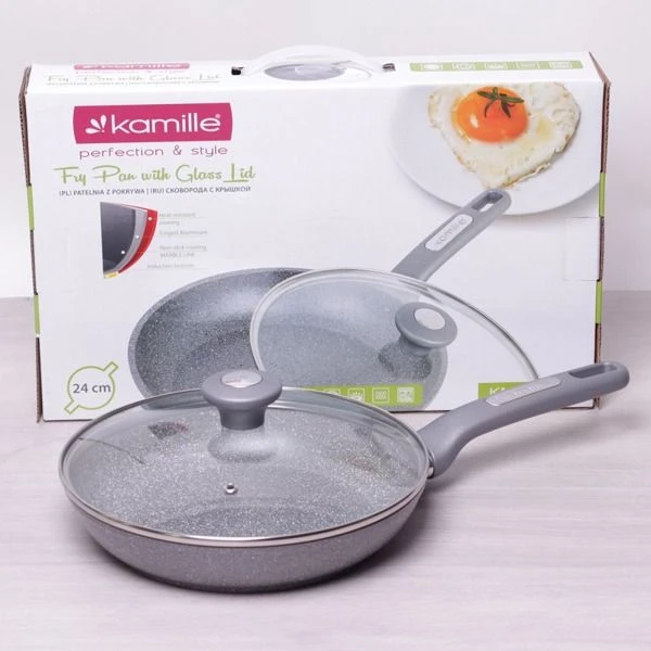 KM 4271GR Kamille keptuvė su dangčiu