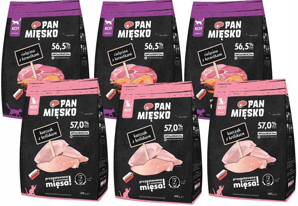Pan Miesko Jautienos ir elnienos mėsa „Mr. Meat“ 400g