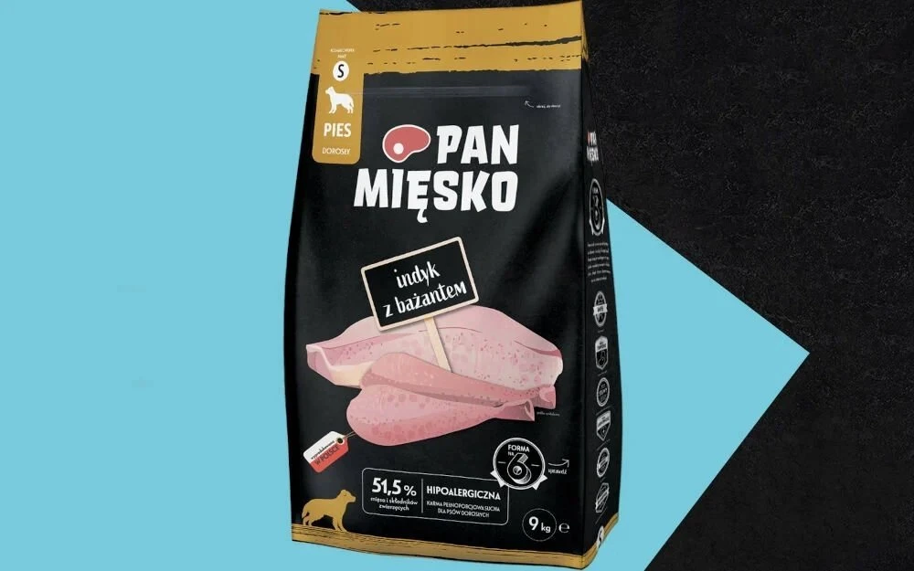Šunų Maistas - PAN MIĘSKO Kalakutiena su Paukštiena S 30% Baltymų 9kg