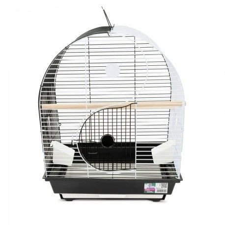 Panama Pet Panama augintiniui Paukščių narvas, juodai balta, matmenys 36 x 28,8 x 46 cm