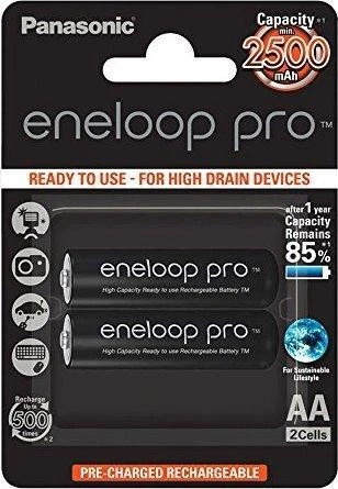 Panasonic Enloop Pro AA baterijos pakuotė