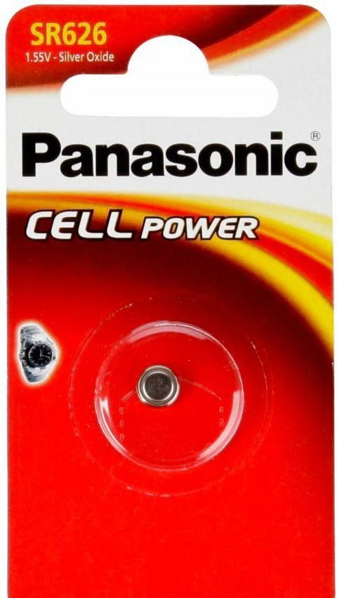 Panasonic SR626SW baterija pakuotėje